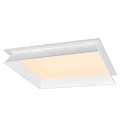 SLV Cadre de montage PANEL 595 P / 600 V encastr�, blanche, laqu�