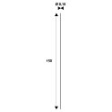 SLV C�ble de s�curit� PANEL V 150CM, acier inoxydable