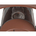 SLV Luminaire mural d�ext�rieur PHOTONI semi-circulaire, conique E27 IP65, noir mat gradable