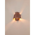 SLV Luminaire mural d�ext�rieur PHOTONI semi-circulaire, conique E27 IP65, noir mat gradable