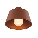 Plafonnier ext�rieur PHOTONI avec espaceur, conique E27 IP65, rouille gradable