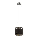 Luminaire à suspension PANTILO ROPE 20 E27 IP20, argent gradable