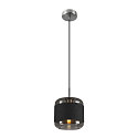 SLV Luminaire à suspension PANTILO ROPE 20 E27 IP20, argent gradable