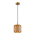 Luminaire à suspension PANTILO ROPE 20 E27 IP20, or gradable