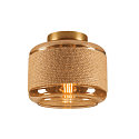 Applique et plafonnier PANTILO ROPE 19 cylindrique E27 IP20, or gradable