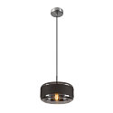 SLV Luminaire à suspension PANTILO ROPE 27 E27 IP20, argent gradable