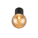 SLV Luminaire de plafond VARYT rond E14 IP44, noir