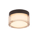 SLV Applique et plafonnier CYFT IP44, noir gradable