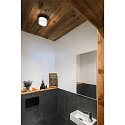 SLV Applique et plafonnier CYFT IP44, noir gradable