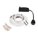 Plafonnier encastr� NEW TRIA� 75 XL rond GU10 IP20, blanche