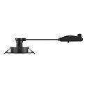 SLV ceiling recessed luminaire NEW TRIA® 75 XL round GU10 IP20, black