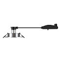 SLV ceiling recessed luminaire NEW TRIA® 75 XL round GU10 IP20, aluminium