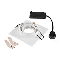 Plafonnier encastr� NEW TRIA� 75 XL carr� GU10 IP20, blanche