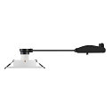SLV Plafonnier encastré NEW TRIA® 75 XL carré GU10 IP20, blanche