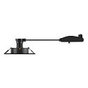 SLV Plafonnier encastré NEW TRIA® 75 XL carré GU10 IP20, noir
