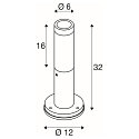 SLV Lampadaire S-TUBE 32 GU10 IP65, noir