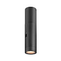 SLV Luminaire mural S-TUBE GU10 IP65, noir