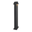 SLV Lampadaire LID I 75 DOUBLE rotatif, CCT Switch IP65, anthrazit, mat gradable