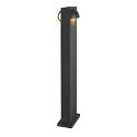 SLV Lampadaire LID I 75 DOUBLE rotatif, CCT Switch IP65, anthrazit, mat gradable