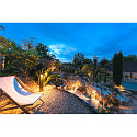 SLV Lampadaire LID I 75 DOUBLE rotatif, CCT Switch IP65, anthrazit, mat gradable