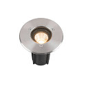 SLV Projecteur encastr� DASAR� S rond, pivotant, passable, commutable IP67, acier inoxydable 