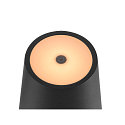 SLV battery table lamp VINOLINA TWO IP65, black dimmable