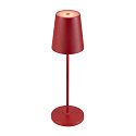 SLV battery table lamp VINOLINA TWO IP65, red dimmable