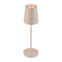 SLV Lampe de table � accu VINOLINA TWO IP65, couleur sable gradable