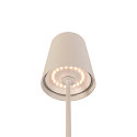 SLV Lampe de table � accu VINOLINA TWO IP65, couleur sable gradable