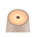 SLV Lampe de table � accu VINOLINA TWO IP65, couleur sable gradable