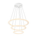 Luminaire � suspension ONE FLAT TRIPLE IP20, blanche gradable