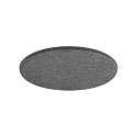 Plaque de feutre ONE 80 / ONE CUBE - ACOUSTICS INLAY rond, m�canique, gris