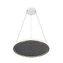 SLV Plaque de feutre ONE 80 / ONE CUBE - ACOUSTICS INLAY rond, m�canique, gris