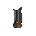 Luminaire mural d�ext�rieur MODELA UP/DOWN haut bas, r�sistant aux chocs IP65, noir mat gradable