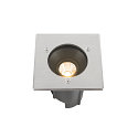 SLV Projecteur encastr� DASAR� M angulaire, pivotant, contr�lable par DALI, passable IP67, acier inoxydable gradable