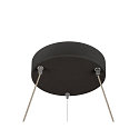 SLV Luminaire � suspension ONE FLAT PD SINGLE PHASE CCT Switch, forme de l'anneau IP20, noir mat gradable