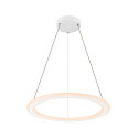 SLV Luminaire � suspension ONE FLAT PD SINGLE PHASE CCT Switch, forme de l'anneau IP20, blanc mat gradable