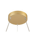 SLV pendant luminaire ONE FLAT PD SINGLE PHASE CCT Switch, ring shape IP20, brass dimmable