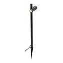 Lampe � piquet de terre HELIA SLIM POLE SINGLE IP65, noir