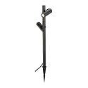 Lampe � piquet de terre HELIA SLIM POLE DOUBLE IP65, noir