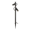 SLV Lampe � piquet de terre HELIA SLIM POLE DOUBLE IP65, noir