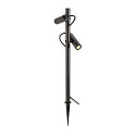 SLV Lampe � piquet de terre HELIA SLIM POLE DOUBLE IP65, noir