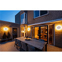 SLV outdoor wall luminaire D-RING S PHASE IP65, white dimmable