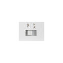 SLV outdoor wall luminaire D-RING M PHASE IP65, white dimmable