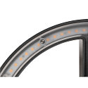 outdoor wall luminaire Q-RING SENSOR with sensor, switchable IP54, black 