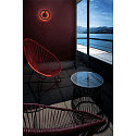 outdoor wall luminaire Q-RING SENSOR with sensor, switchable IP54, black 