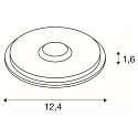 Projecteur encastré BIG PLOT rond, version pour montage en surface, sans bordures IP67, aluminium 