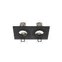 Anneau NEW TRIA� 155 � 2 flammes, version pour montage encastr�, noir