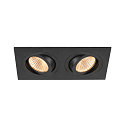 SLV Anneau NEW TRIA� 155 � 2 flammes, version pour montage encastr�, noir