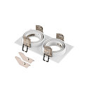 SLV Anneau NEW TRIA� 155 � 2 flammes, version pour montage encastr�, blanche